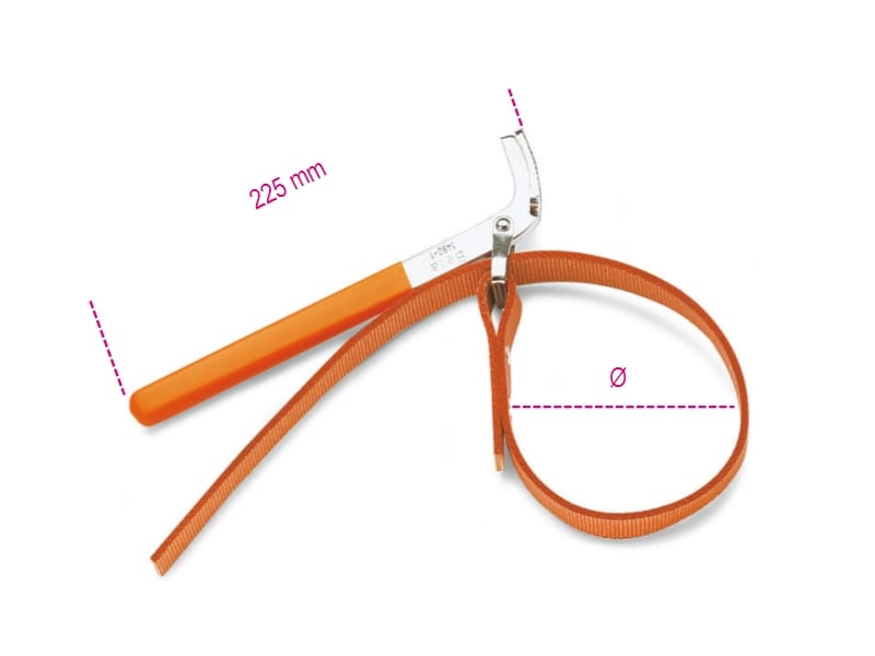 BM SPA BMM014900002 CHIAVI NASTRO PER FILTRI OLIO 240MM /2
