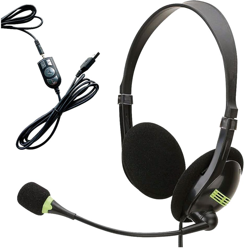 ELCART DISTRIBUTION ERT140012500 CUFFIA USB CON MIC. E CONT.VOLUME