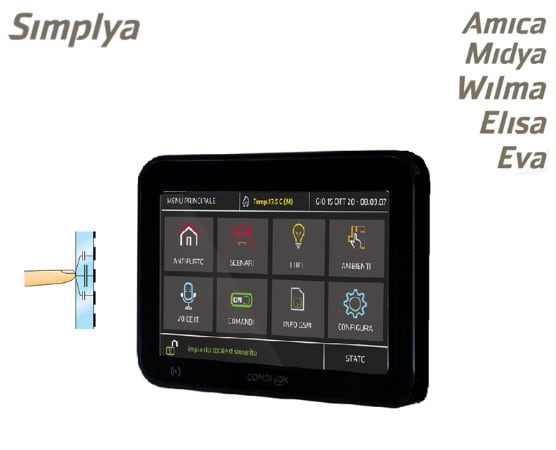 COMBIVOX SRL CMB15.966 TASTIERA SIMPLYA PRO DOUBLE BLACK