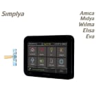 COMBIVOX SRL CMB15.966 TASTIERA SIMPLYA PRO DOUBLE BLACK
