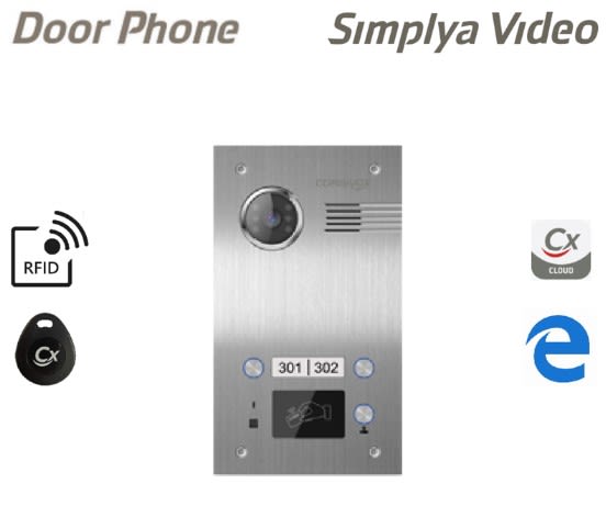 COMBIVOX SRL - CMB15.977 VIDEOCITOFONO DOOR PHONE TWO (MULTIUTENZ