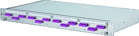 Metz - MEZ150227BB12-E OpDAT PA 12xSC-D OM4 splice 1HE/12gr 24P