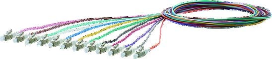 Metz MEZ150N1JO0020E OpDAT Pigtail LC-PC OM4 0,9 mm 12 Farben