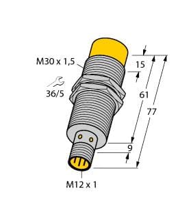 TURCK BANNER SRL TUK1535564 NI15-M30E-LIU-H1141