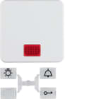 BERKER - BRK155309 BILANC. WG UP IP44 BIANCO POLARE LUCIDO