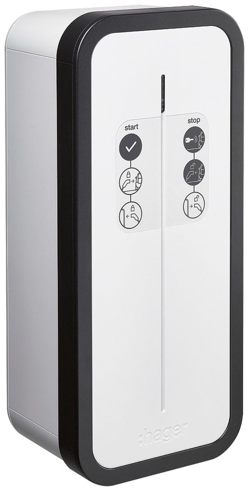 HAGER - HAGXEV1K22T2 EVCS START 1X22KW 3P M3T2S CHIAVE