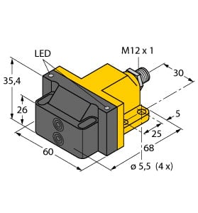 TURCK BANNER SRL TUK1569904 NI4-DSU26-2AP4X2-H1141