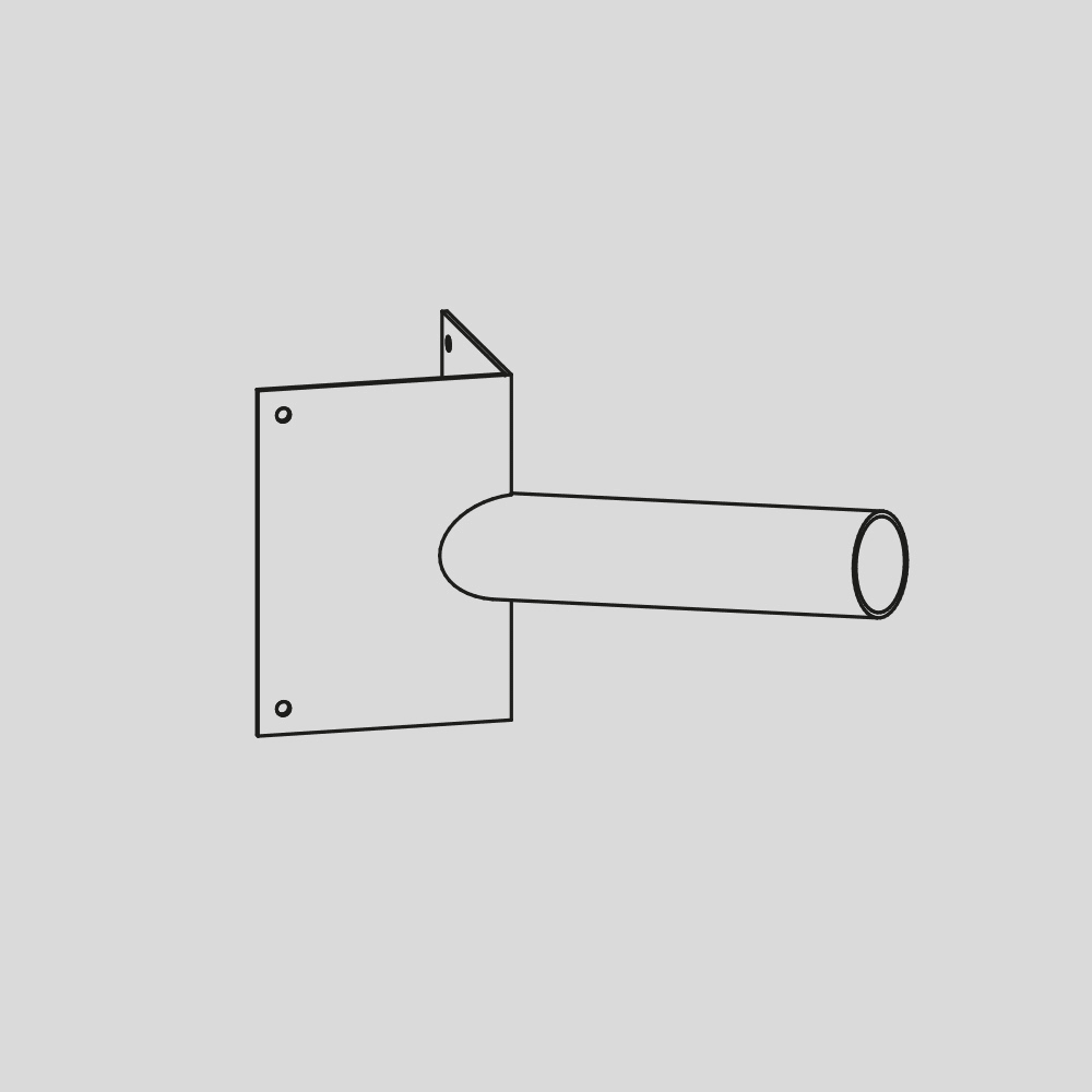 ARCLUCE SPA ACL1099616X-21 ATTACCO PARETE ANGOLO 15° D.60
