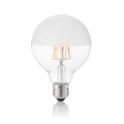 IDEAL LUX SRL - IUX157597 E27 GLOBO D095 08W 3000K CRI80 SATIN MEZ