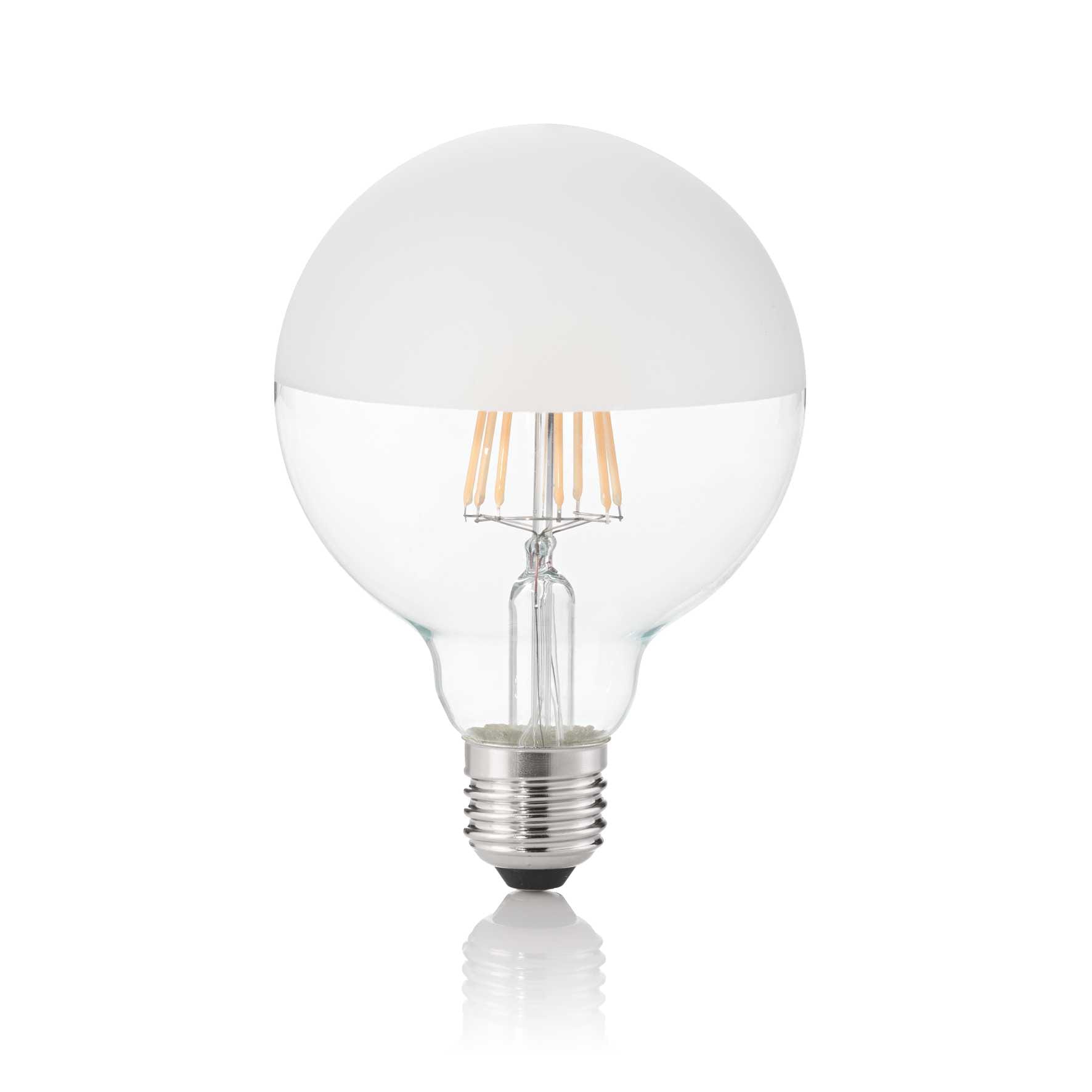 IDEAL LUX SRL IUX157597 E27 GLOBO D095 08W 3000K CRI80 SATIN MEZ