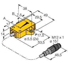 TURCK BANNER SRL TUK1590752 LI25P1-QR14-LIU5X2-0.3-RS4