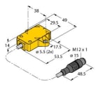 TURCK BANNER SRL TUK1590856 RI360P1-QR14-ELU4X2-0.3-RS5/S97