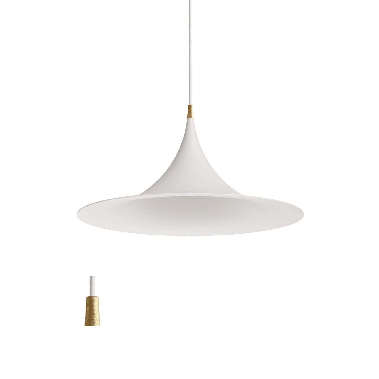 LINEA LIGHT (ILED) ILDCA025AWUEZZ MORGANA TEXT WHITE POLISHED GOLD