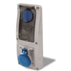ROSI MATERIALE ELETT RCO16.3214B6-I PR BLOC VERT INC IP44+PORTAFUS 3P 16A 22