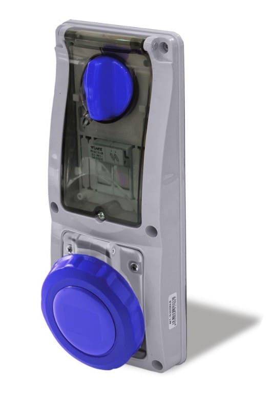 ROSI MATERIALE ELETT RCO16.3216B6-I PR BLOC VERT INC IP67+PORTAFUS 3P 16A 22