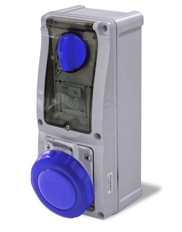ROSI MATERIALE ELETT RCO16.3232B6 PR BLOC VERT+FONDO IP67+PORTAFUS 3P32A 2