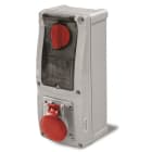 ROSI MATERIALE ELETT RCO16.3314R6 PR BLOC VERT+FONDO IP44+PORTAFUS 4P16A 3