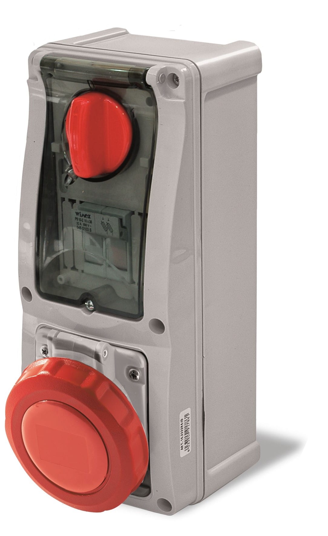 ROSI MATERIALE ELETT RCO16.3316R6 PR BLOC VERT+FONDO IP67+PORTAFUS 4P16A 3