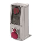 ROSI MATERIALE ELETT - RCO16.3414R6 PR BLOC VERT+FONDO IP44+PORTAFUS 5P16A 3