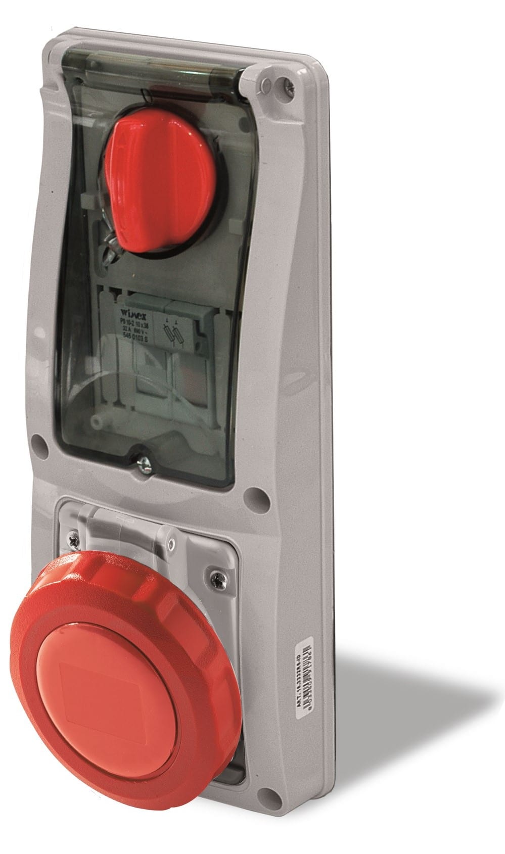 ROSI MATERIALE ELETT RCO16.3416R6-I PR BLOC VERT INC IP67 +PORTAFUS 5P 16A 3