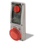 ROSI MATERIALE ELETT RCO16.3416R6-I PR BLOC VERT INC IP67 +PORTAFUS 5P 16A 3