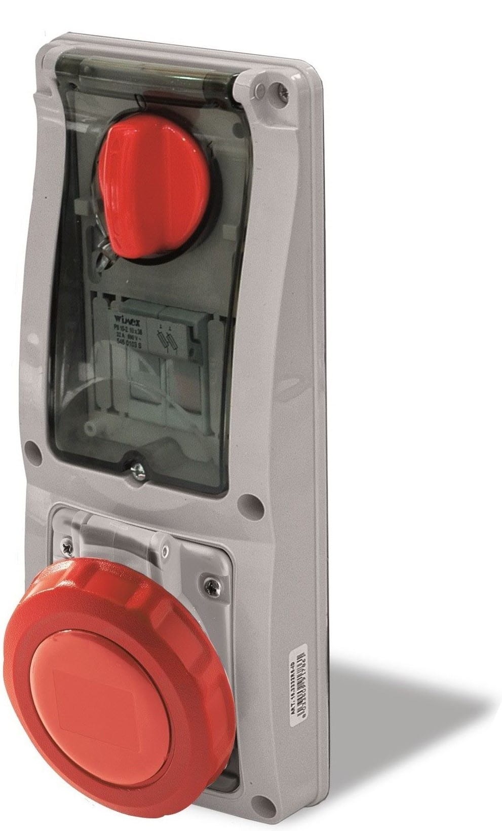 ROSI MATERIALE ELETT RCO16.3432R6-I PR BLOC VERT INC IP67 +PORTAFUS 5P 32A 3