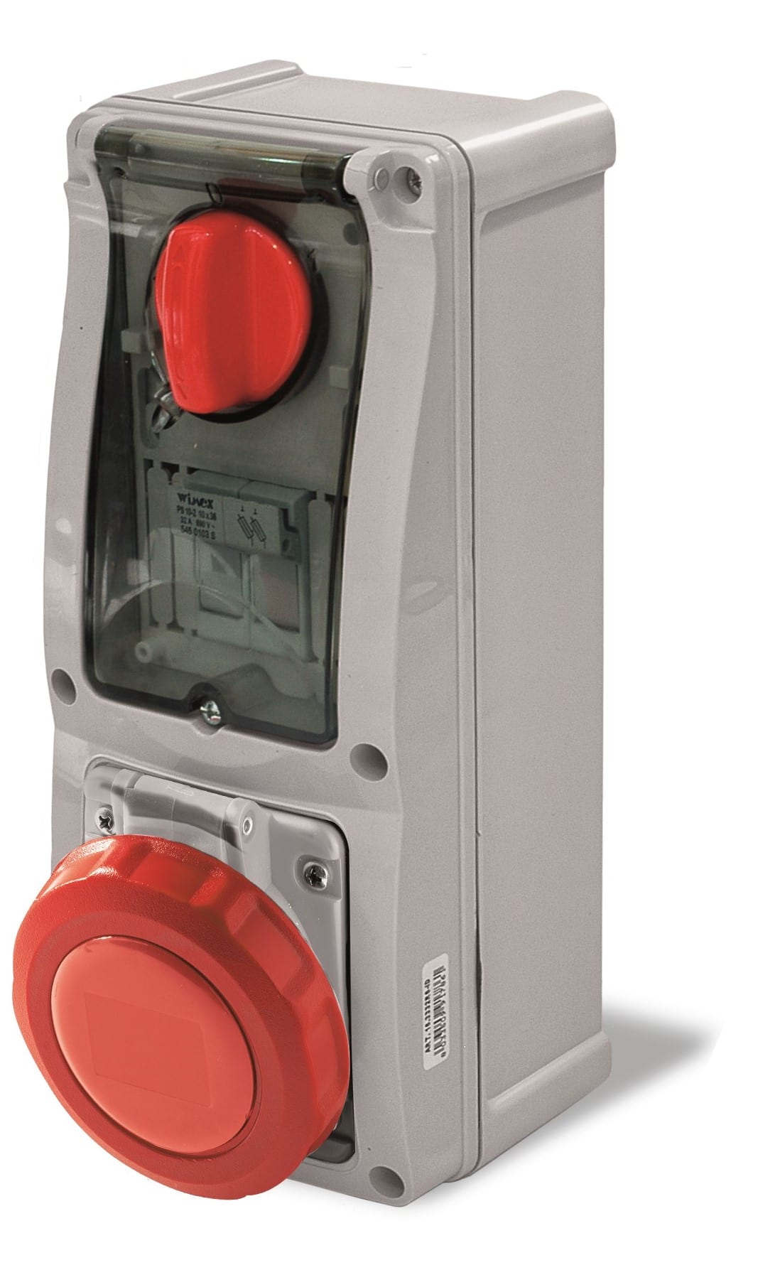ROSI MATERIALE ELETT RCO16.3432R6 PR BLOC VERT+FONDO IP67+PORTAFUS 5P32A 3