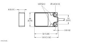 TURCK BANNER SRL TUK16001 BI5-Q08-VP6X2