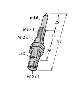 TURCK BANNER SRL TUK1600608 NIMFE-M12/4.6L88-UP6X-H1141