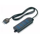 SCAME PARRE SPA - SCA160.219/C-N PRESA QUADR.LA 10A C/CAVO NR.