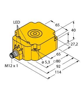 TURCK BANNER SRL TUK1608940 BI50U-Q80-AP6X2-H1141