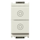 VIMAR SPA - VIW16121.B DUE PULSANTI 1P NO 10A BIANCO