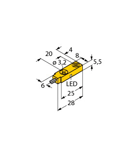 TURCK BANNER SRL TUK1613000 BI2-Q5.5-AP6X