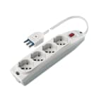 SCAME PARRE SPA SCA161.40511.R PRESA PLURISTANDARD 4 USCITE C/INT.+CAVO