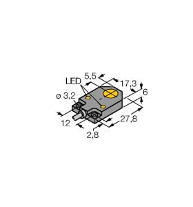 TURCK BANNER SRL TUK1620100 BI3-Q06-AP6X2