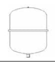 ROTEX RXH162050 VASO DI ESPANSIONE 25L