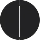 BERKER - BRK16232045 BILANC. DOPPIO SERIE R1/R3 NERO LUCIDO