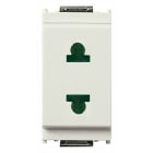 VIMAR SPA VIW16234.B PRESA SICURY 2P 15A USA+EU D4,8MM BIANCO