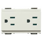 VIMAR SPA - VIW16243.B DUE PRESE SICURY 2P+T15A USA+SASO BIANCO