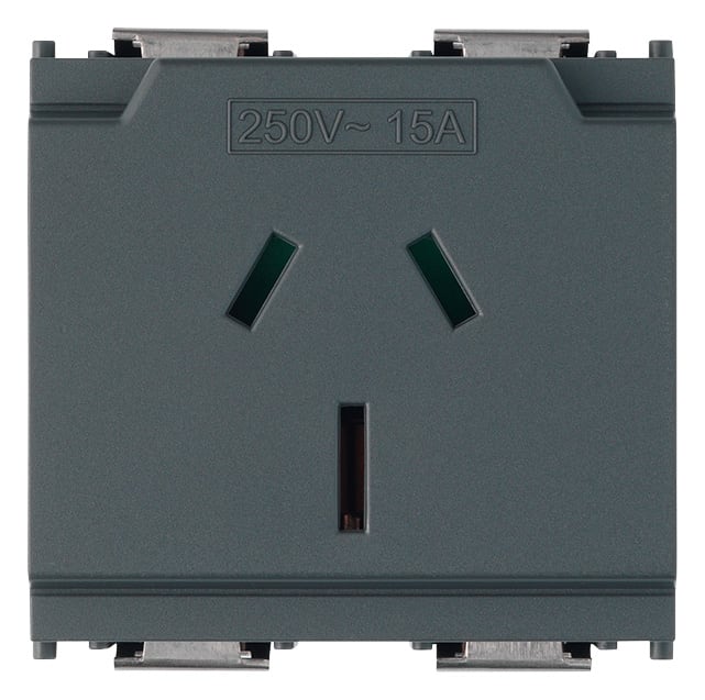 VIMAR SPA - VIW16262 PRESA SICURY 2P+T 15A AUSTRALIA GRIGIO