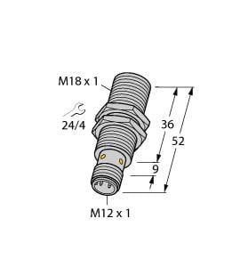 TURCK BANNER SRL TUK1634816 BI8U-EM18WD-AP6X-H1141