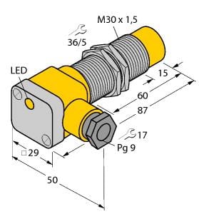 TURCK BANNER SRL TUK1646420 NI20U-EG30SK-AN6X