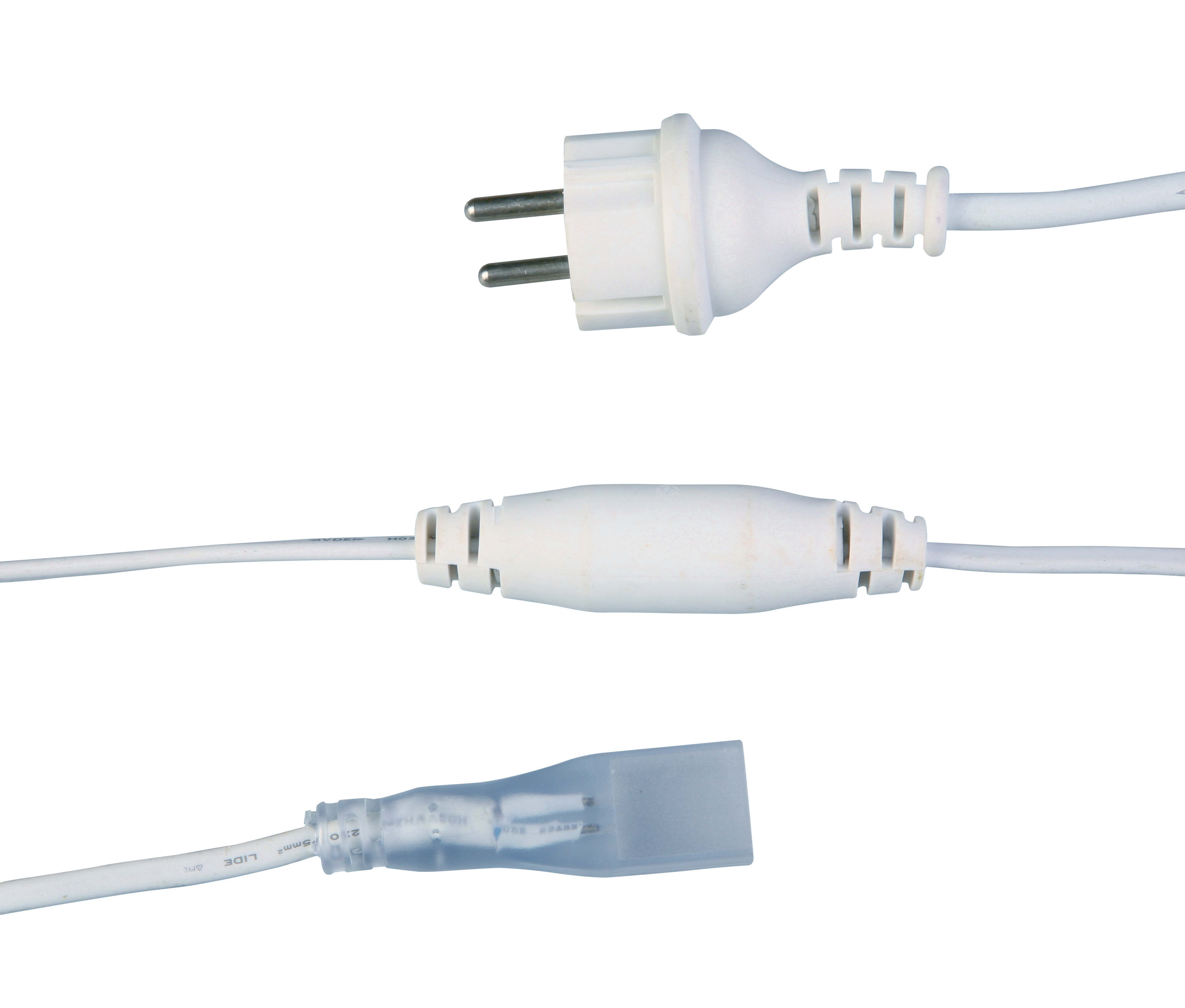 GIOCOPLAST NATALE SP - GCP16518062 SET CAVO ALIM+RACC. X NEONFLEX 16X8MM BI