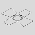 ARCLUCE SPA - ACL1099692X-12 VISIERA C/ALETTE MACRO ZOOM 38W