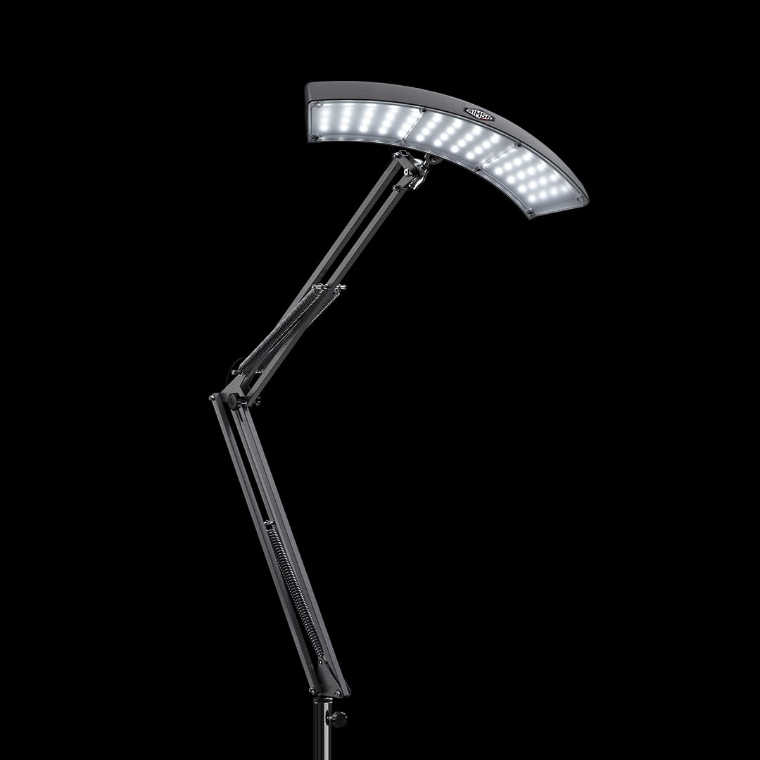 RIMSA P. LONGONI SRL - RMS166-LED-BM LAMPADA 166-LED BIANCO MARTELLATO CON S1