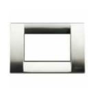 VIMAR SPA - VIW16733.34 Placca Classica 3M nichel spazzolato
