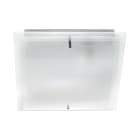 ROSSINI - RSS1678-40 PLAFONIERA BIANCA/VETRO SERIGRAFATO E27