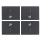 VIMAR SPA - VIW16841.1 Quattro mezzi tasti 1M simbolo I grigio