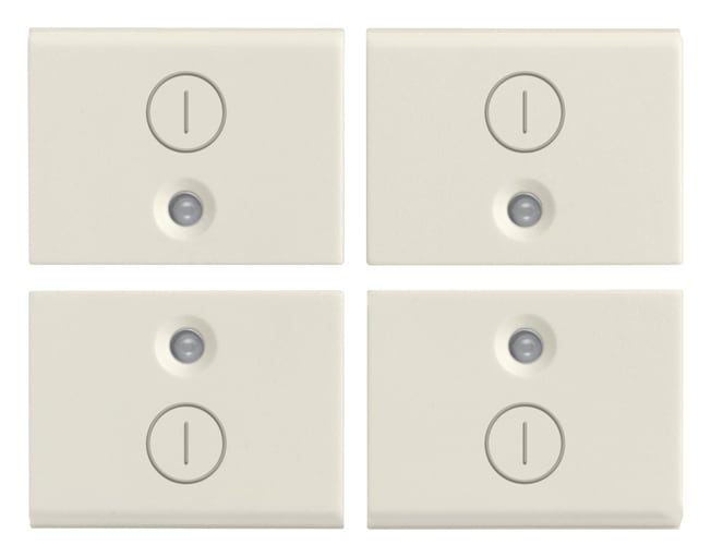 VIMAR SPA - VIW16841.2.B QUATTRO MEZZI TASTI 1M SIMB. I O BIANCO