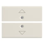 VIMAR SPA - VIW16842.3.B Due mezzi tasti 2M simb. freccia bianco